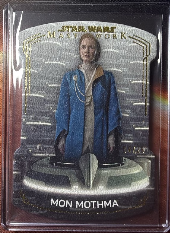 Mon Mothma Canvas trading card from 2025 Topps Star Wars Masterwork