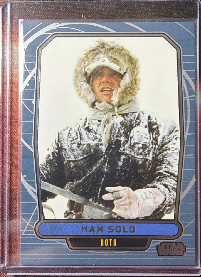 Han Solo Base trading card from 2013 Topps 2013 Topps Star Wars Galactic Files Series 2