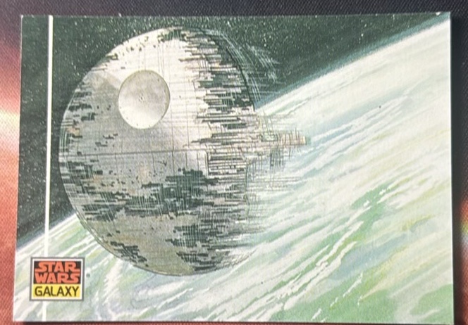 The Death Star Base trading card from 1993 Topps Star Wars Galaxy Series 1