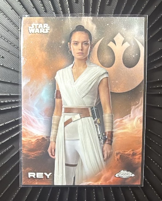 Rey Base trading card from 2025 Topps 2025 Topps Chrome Star Wars