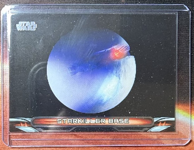 Starkiller Base Base trading card from 2018 Topps 2018 Topps Star Wars Galactic Files