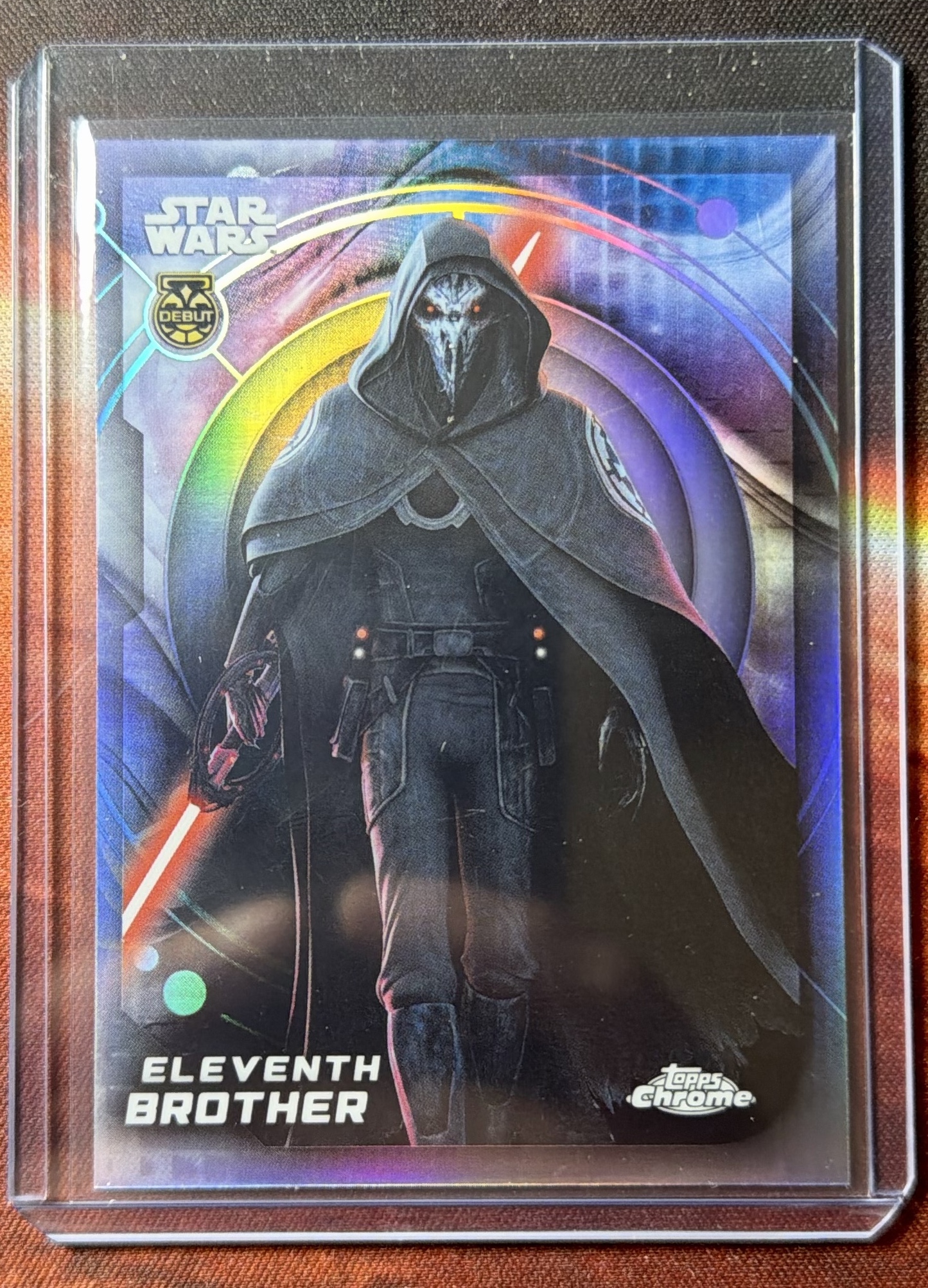 Eleventh Brother Rainbow Refractor trading card from 2026 Topps Topps Chrome Star Wars