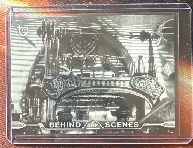 The Rotisserie Base trading card from 2020 Topps 2020 Topps Star Wars Black & White: Return of the Jedi