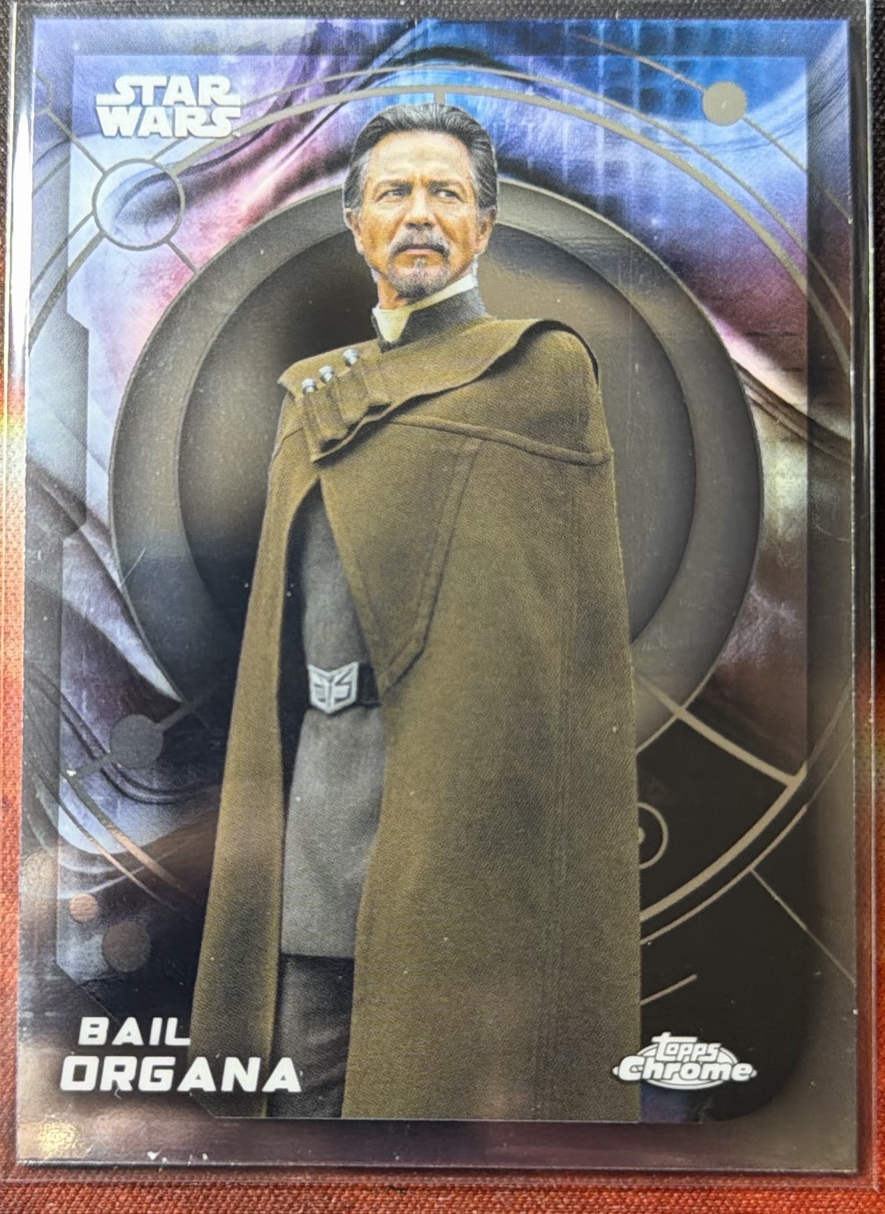 Bail Organa Base trading card from 2026 Topps Topps Chrome Star Wars