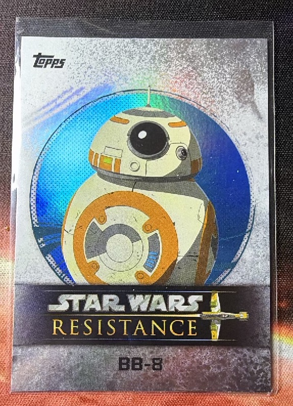 BB-8 Foil trading card from 2019 Topps 2019 Topps Star Wars: Resistance Season 1 Surprise Packs