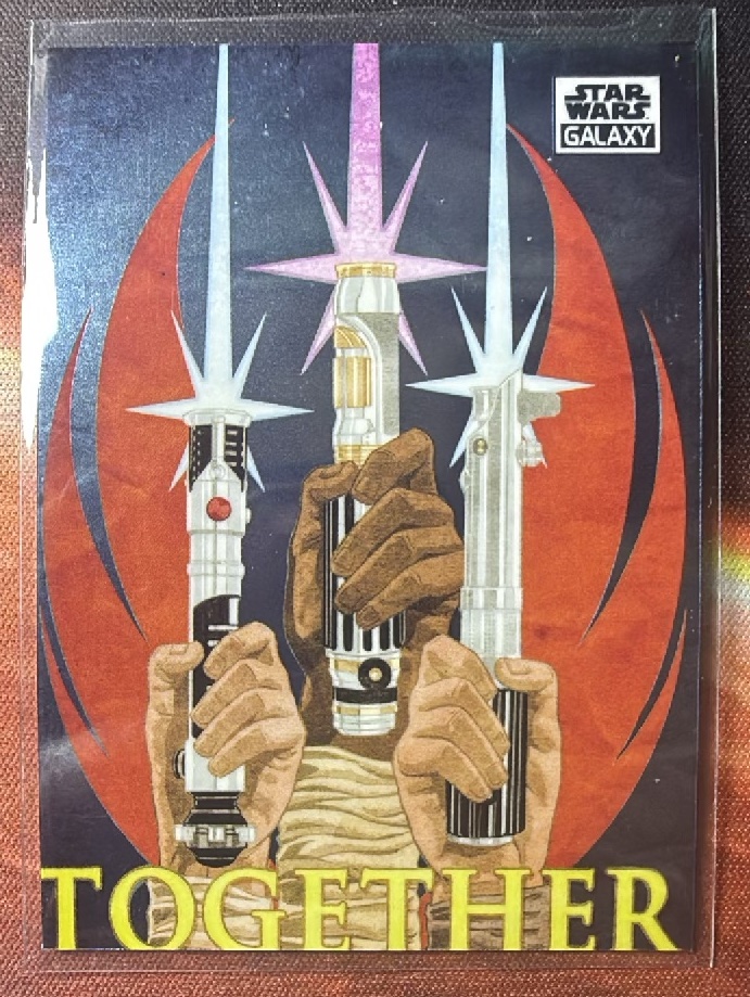 New Republic: Together Base trading card from 2021 Topps 2021 Topps Chrome Star Wars Galaxy