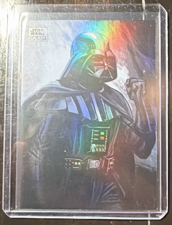 Darth Vader Base trading card from 2024 Topps 2024 Topps Chrome Star Wars Galaxy