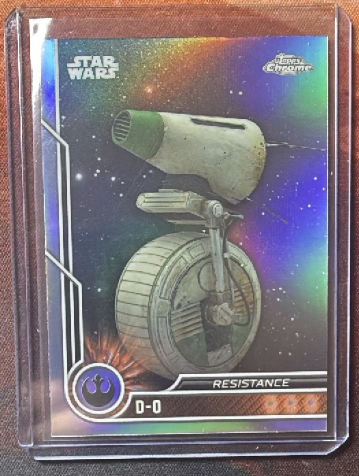 D-O Refractor trading card from 2023 Topps 2023 Topps Chrome Star Wars