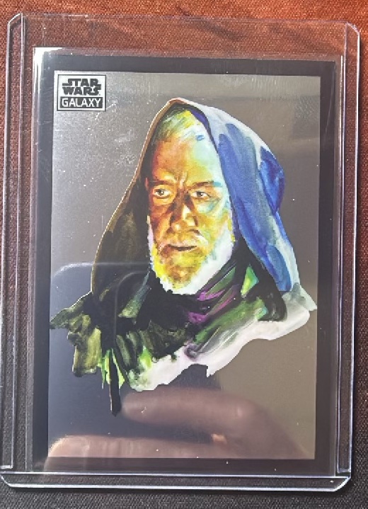 Obi-Wan Kenobi Base trading card from 2022 Topps 2022 Topps Chrome Star Wars Galaxy