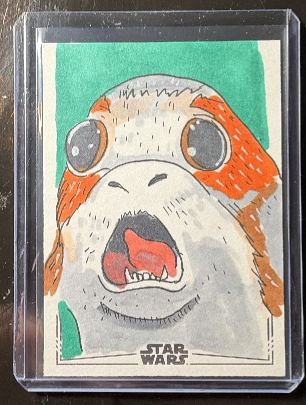 Sketch by Ryan Thompson Sketch Card (Artist) trading card from 2025 Topps 2025 Topps Chrome Star Wars Galaxy