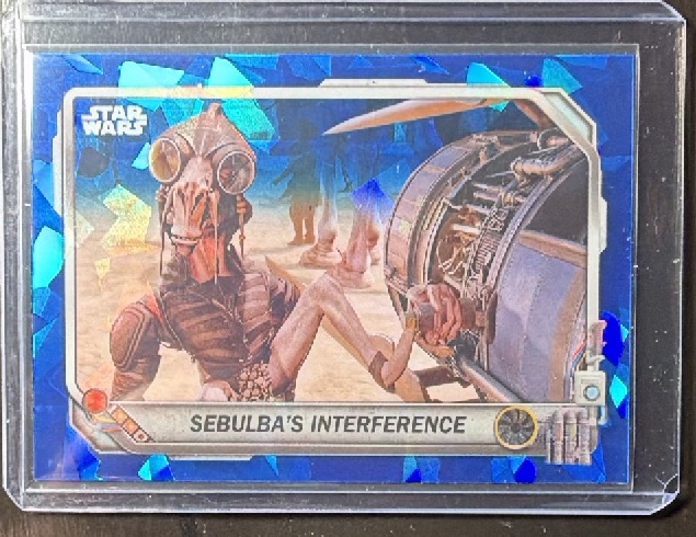 Sebulba's Interference Base trading card from 2024 Topps 2024 Topps Chrome Sapphire Star Wars
