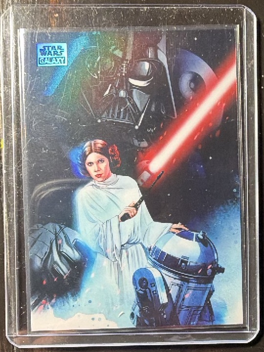 Our Most Desperate Hour REFRACTOR trading card from 2025 Topps 2025 Topps Chrome Star Wars Galaxy