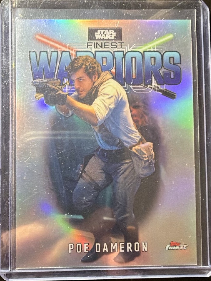 Poe Dameron Base trading card from 2023 Topps 2023 Topps Star Wars Finest