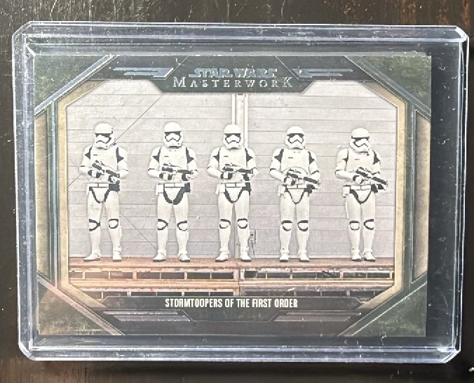 Stormtoopers of the First Order Base trading card from 2024 Topps Star Wars Masterwork