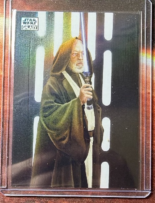 Obi-Wan Kenobi Refractor trading card from 2026 Topps 2026 Topps Chrome Star Wars Galaxy