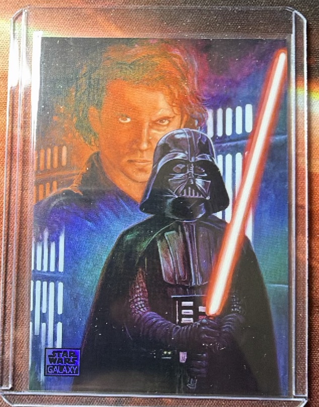We Meet Again, At Last Refractor trading card from 2026 Topps 2026 Topps Chrome Star Wars Galaxy