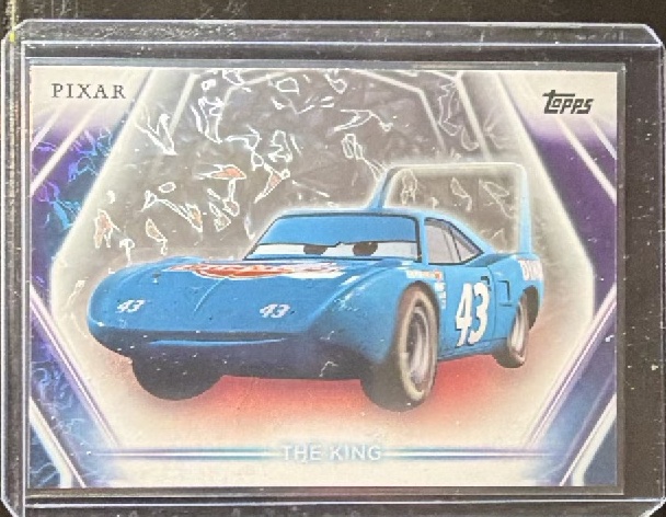 The King Diamante trading card from 2026 Topps 2026 Topps Disney Neon