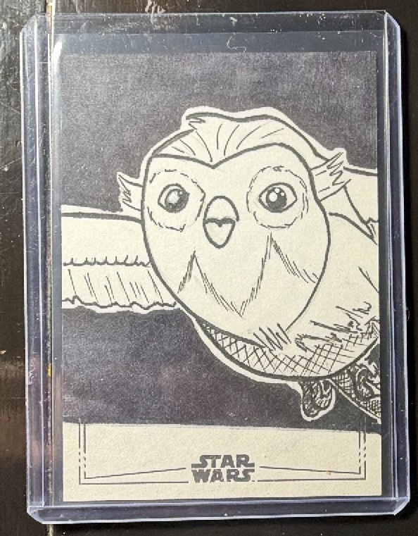 Sketch by Cory Payne, CMP Sketch Card (Artist) trading card from 2025 Topps 2025 Topps Chrome Star Wars Galaxy