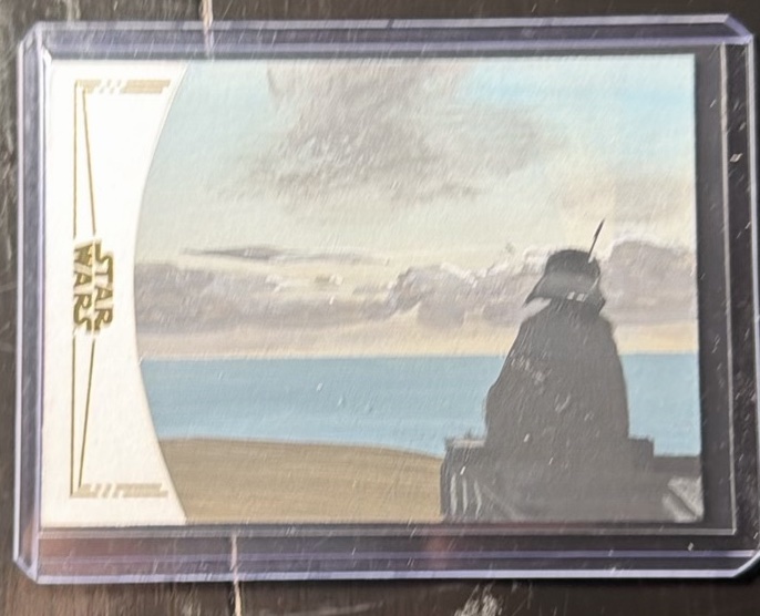 Sketch by Alex Mines Sketch Card — Gold Foil trading card from 2025 Topps 2025 Topps Chrome Star Wars Galaxy