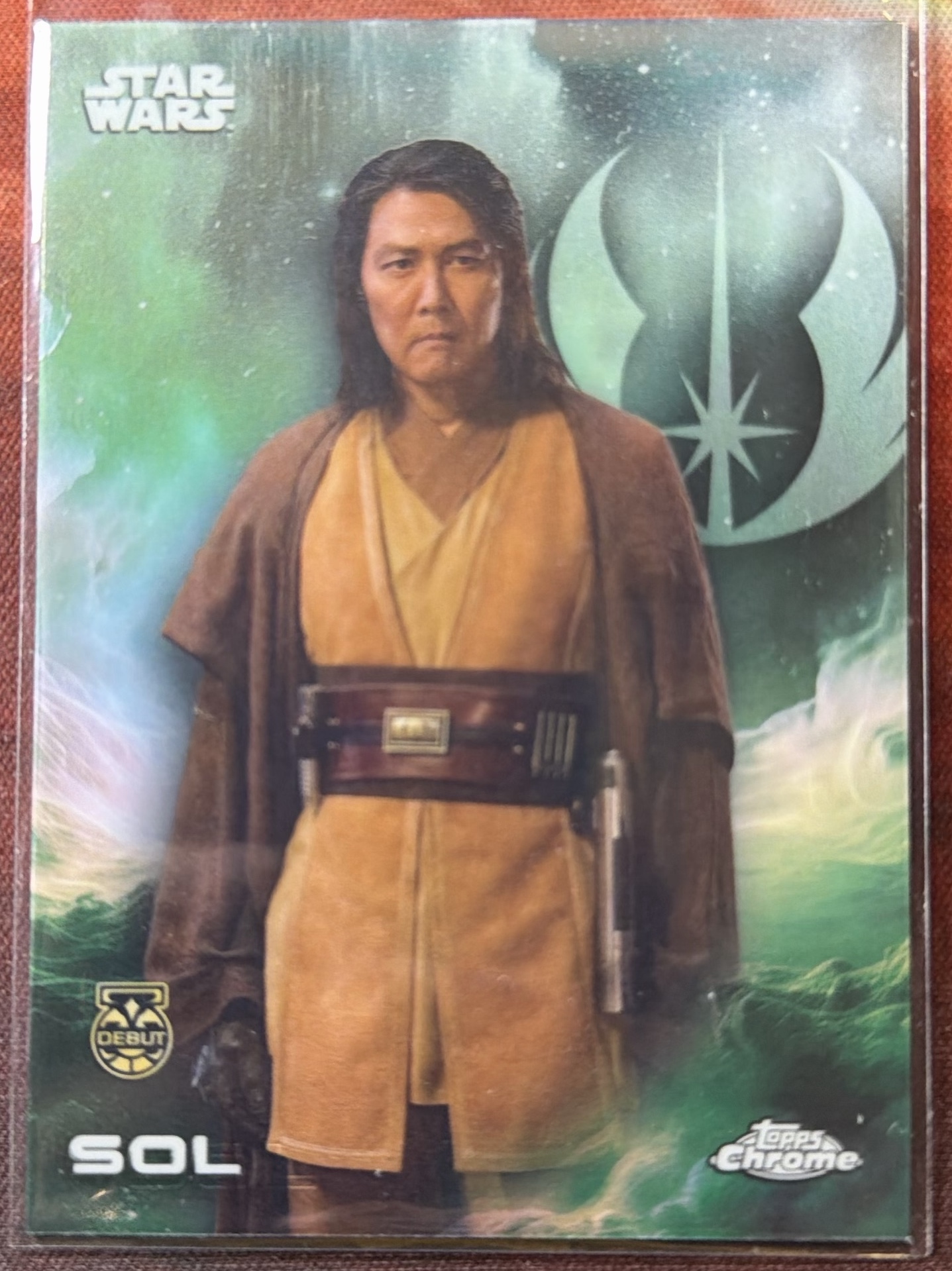 Sol DEBUT Base trading card from 2025 Topps 2025 Topps Chrome Star Wars