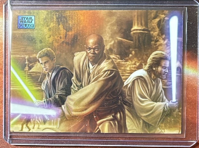 Battle In the Arena Refractor trading card from 2026 Topps 2026 Topps Chrome Star Wars Galaxy