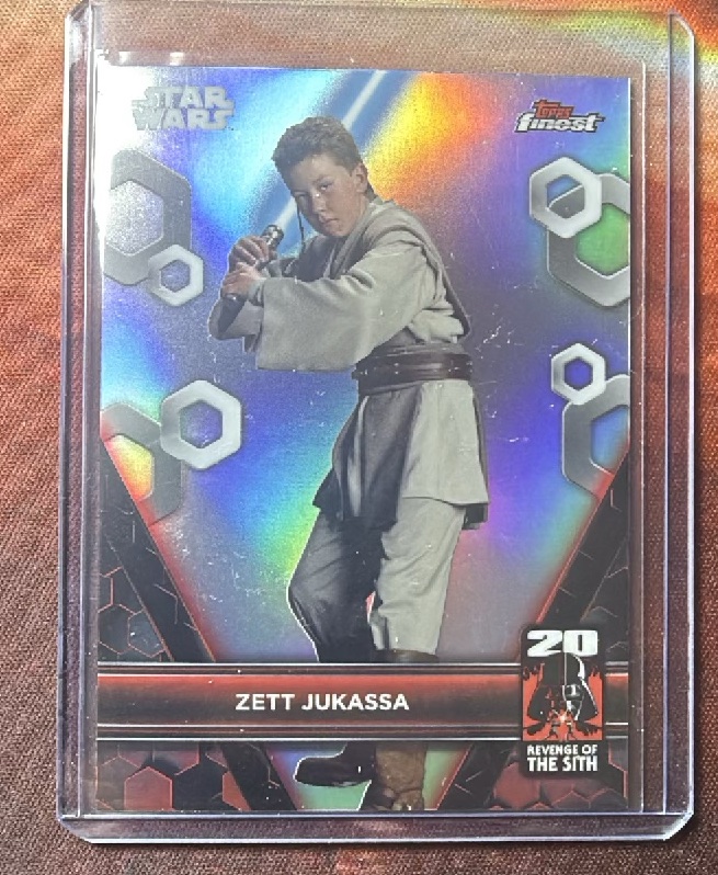 Zett Jukassa Base trading card from 2025 Topps Star Wars Smugglers Outpost
