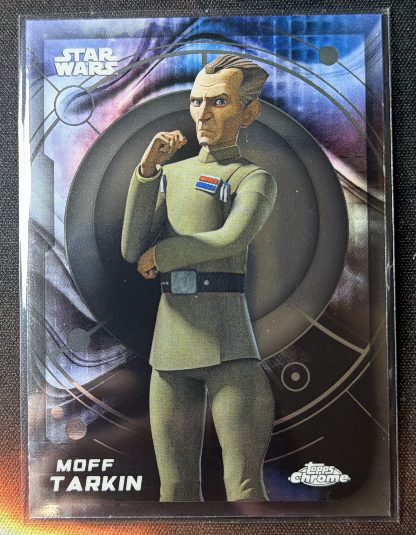Moff Tarkin Base trading card from 2026 Topps Topps Chrome Star Wars