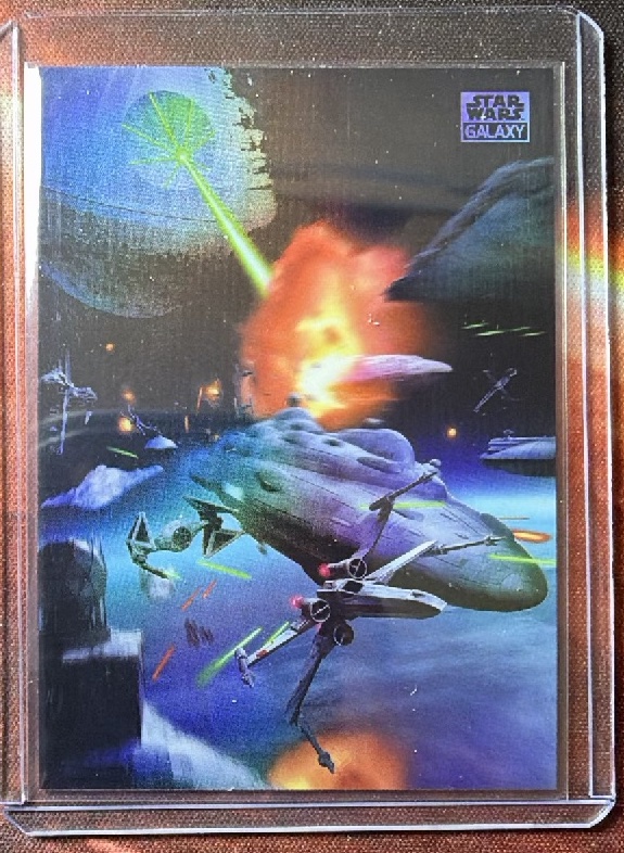 Battle of Endor Refractor trading card from 2026 Topps 2026 Topps Chrome Star Wars Galaxy