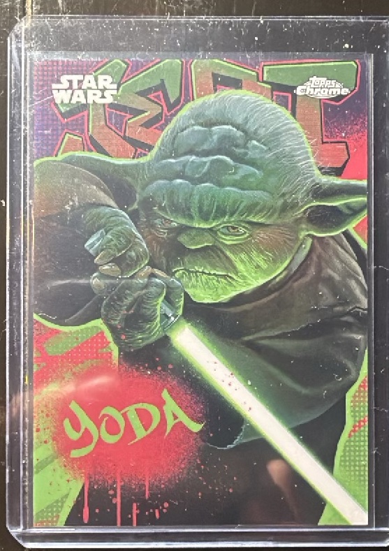 Yoda Base trading card from 2025 Topps 2025 Topps Chrome Star Wars