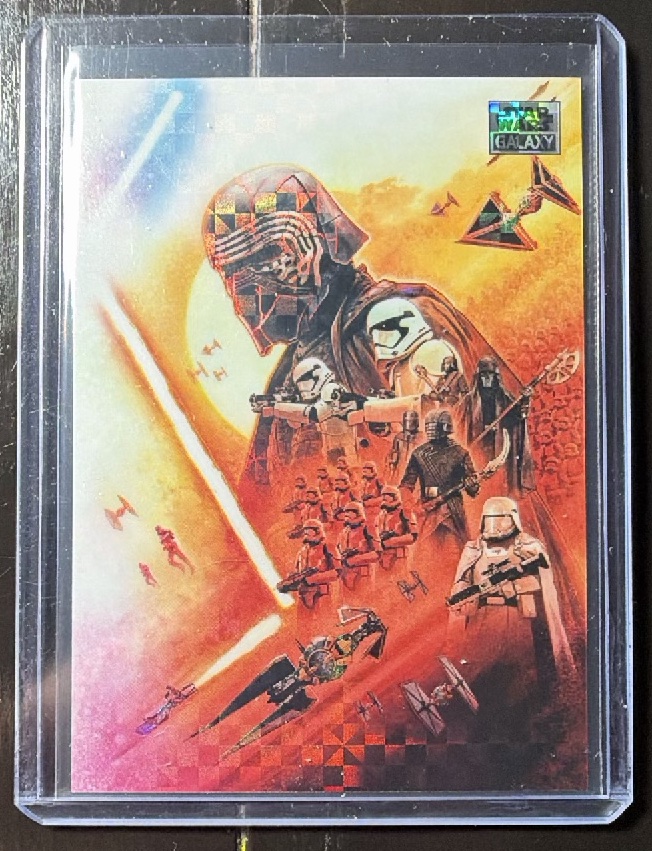 The First Order X-FRACTOR trading card from 2025 Topps 2025 Topps Chrome Star Wars Galaxy