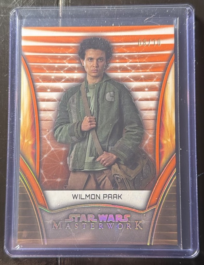 Wilmon Paak Orange trading card from 2025 Topps Star Wars Masterwork