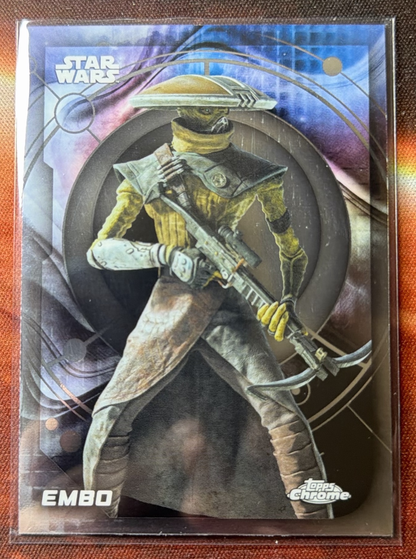 Embo Base trading card from 2026 Topps Topps Chrome Star Wars