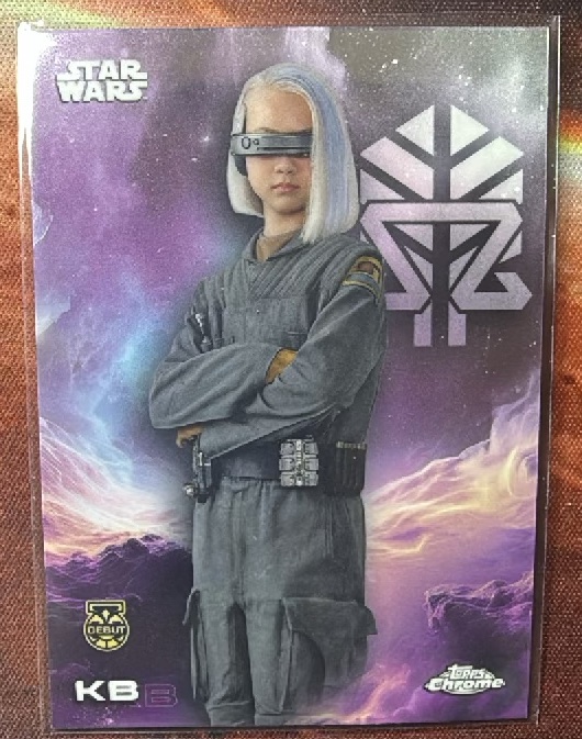 KB DEBUT Base trading card from 2025 Topps 2025 Topps Chrome Star Wars