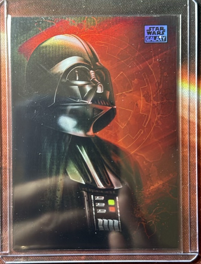 Darth Vader Refractor trading card from 2026 Topps 2026 Topps Chrome Star Wars Galaxy