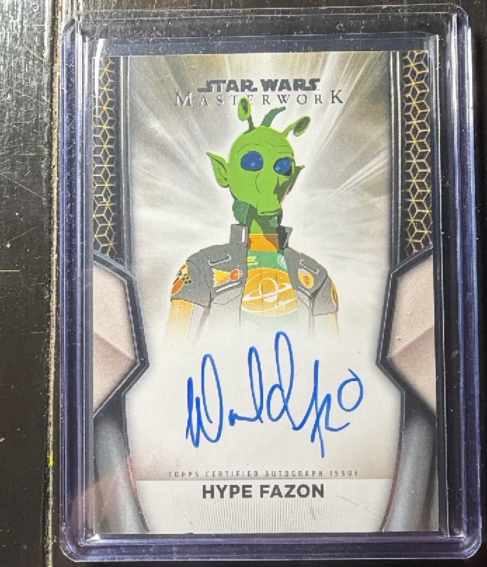Hype Fazon Base trading card from 2025 Topps Star Wars Masterwork