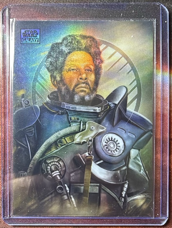 Saw Gerrera Refractor trading card from 2026 Topps 2026 Topps Chrome Star Wars Galaxy