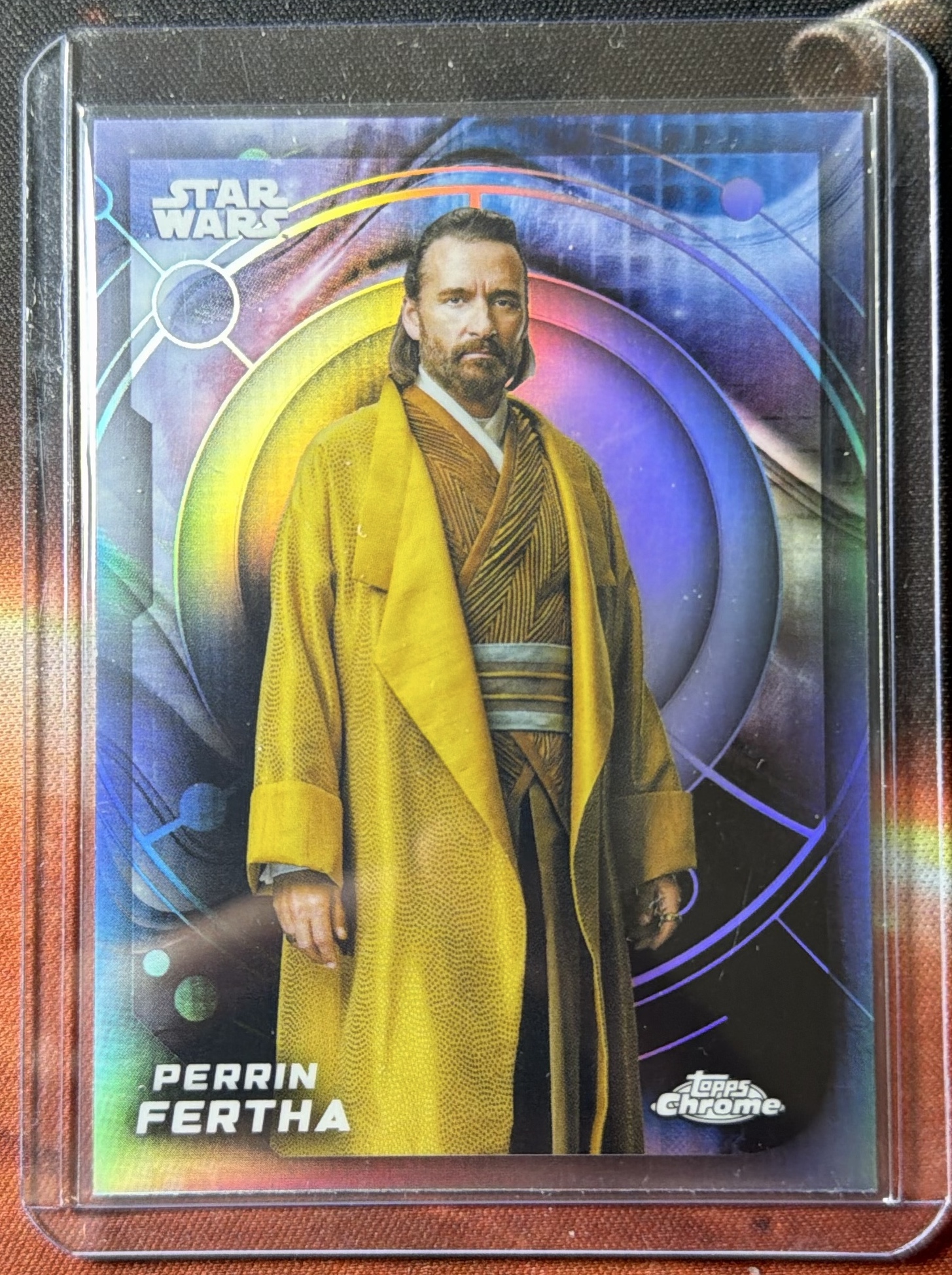 Perrin Fertha Rainbow Refractor trading card from 2026 Topps Topps Chrome Star Wars