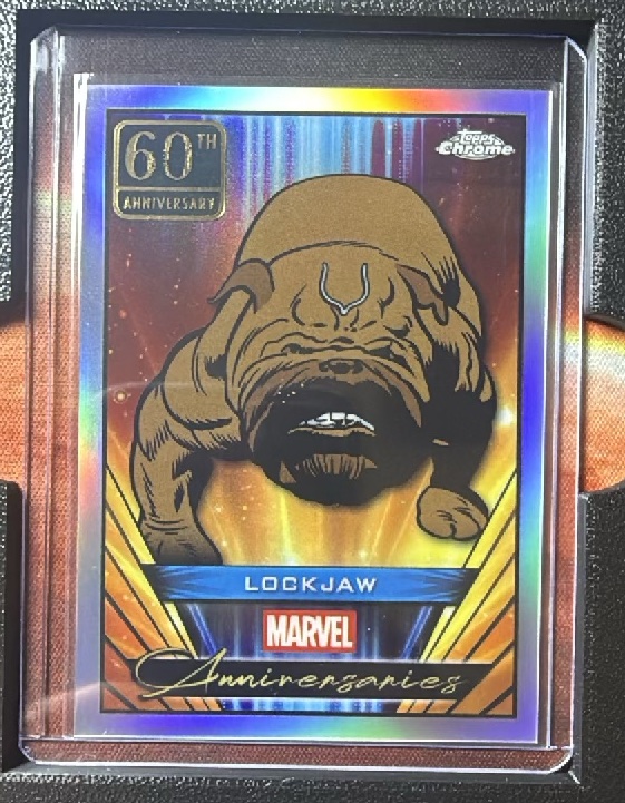 Lockjaw Base trading card from 2025 Topps 2025 Topps Chrome Marvel Comics