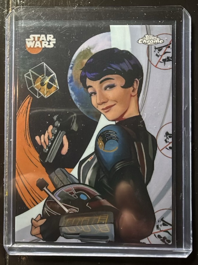 Sabine Wren Base trading card from 2025 Topps 2025 Topps Chrome Star Wars
