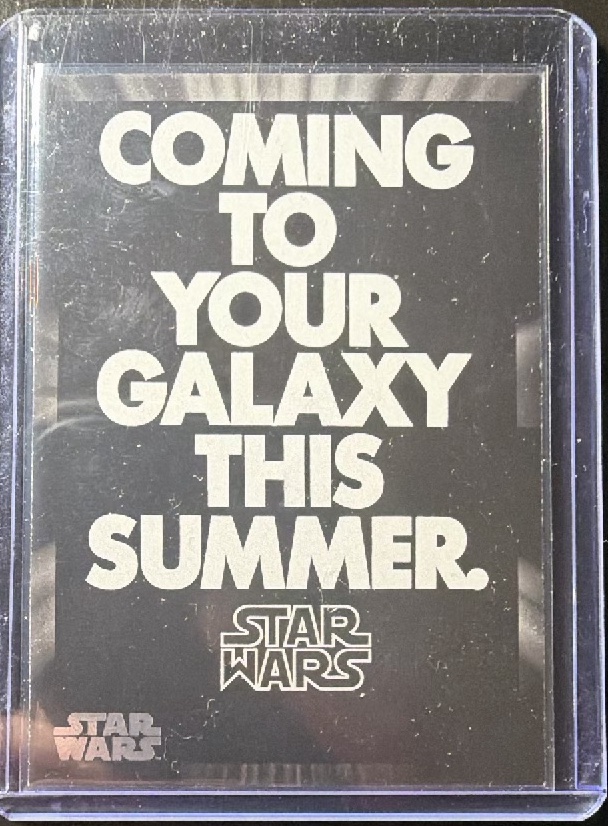 Star Wars Teaser Poster [English] Base trading card from 2017 Topps 2017 Topps Star Wars 40th Anniversary