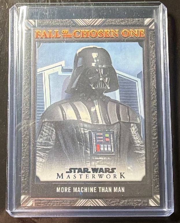 More Machine Than Man Base trading card from 2025 Topps Star Wars Masterwork