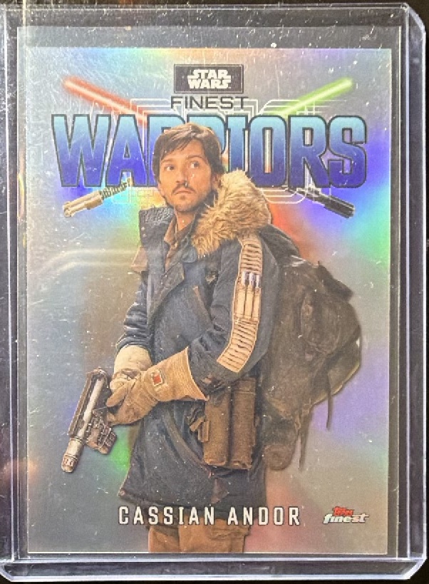 Cassian Andor Base trading card from 2023 Topps 2023 Topps Star Wars Finest