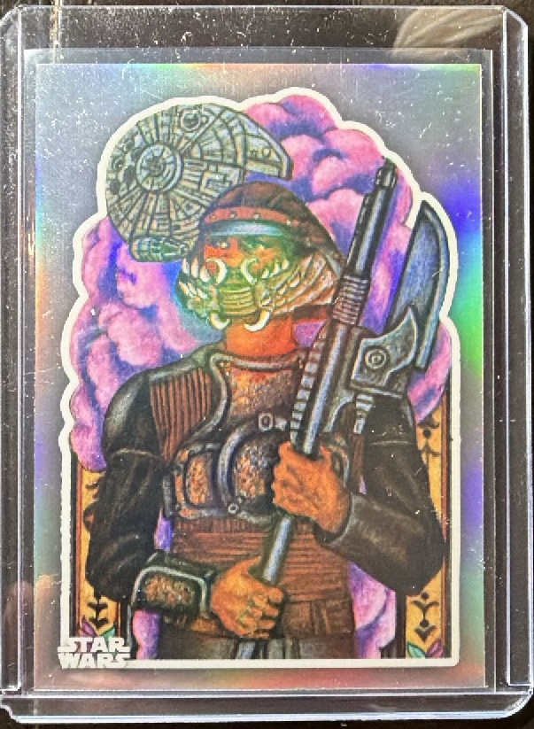 Lando Calrissian Base trading card from 2023 Topps 2023 Topps Chrome Star Wars