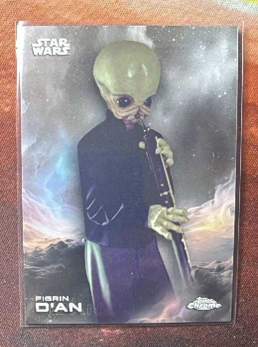 Figrin D'an Base trading card from 2025 Topps 2025 Topps Chrome Star Wars