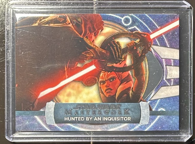 Hunted By An Inquisitor – Star Wars: Tales of the Jedi Base trading card from 2024 Topps Star Wars Masterwork