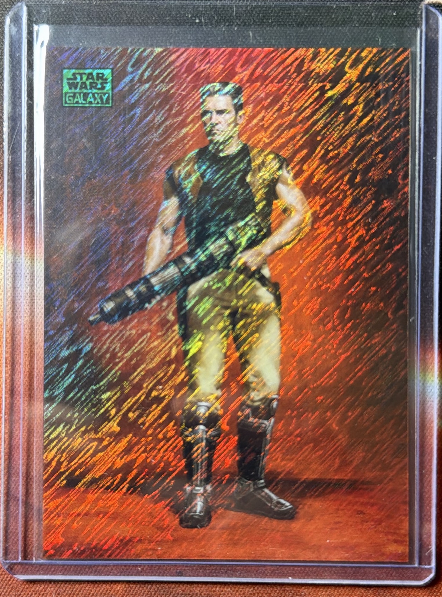 Canderous Ordo Green Shimmer Refractor trading card from 2026 Topps 2026 Topps Chrome Star Wars Galaxy