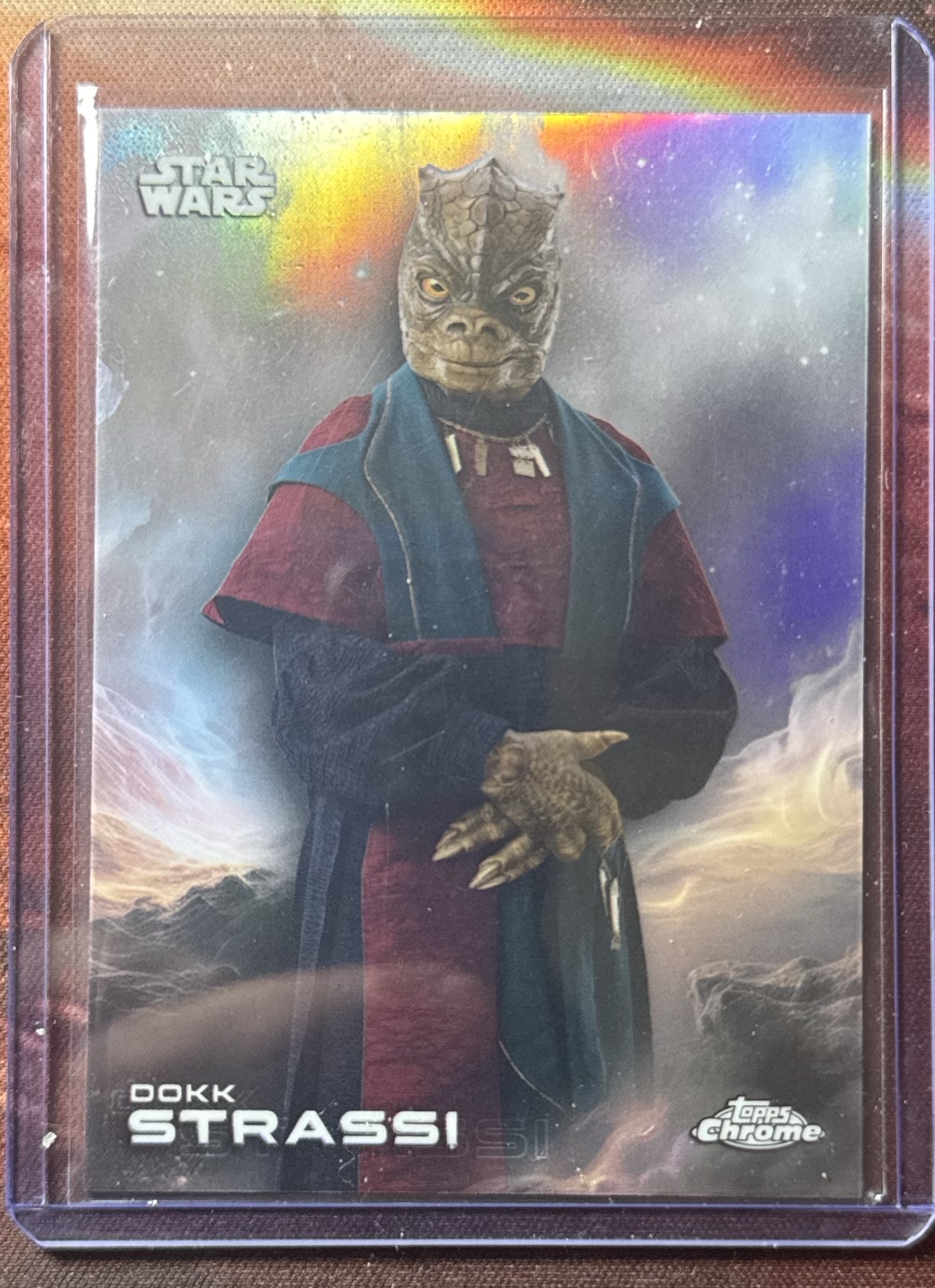Gunter DEBUT Rainbow Refractor trading card from 2025 Topps 2025 Topps Chrome Star Wars