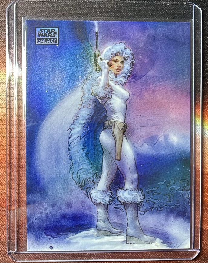 A Chilly Reception Refractor trading card from 2026 Topps 2026 Topps Chrome Star Wars Galaxy
