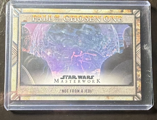 "Not From A Jedi" Base trading card from 2025 Topps Star Wars Masterwork