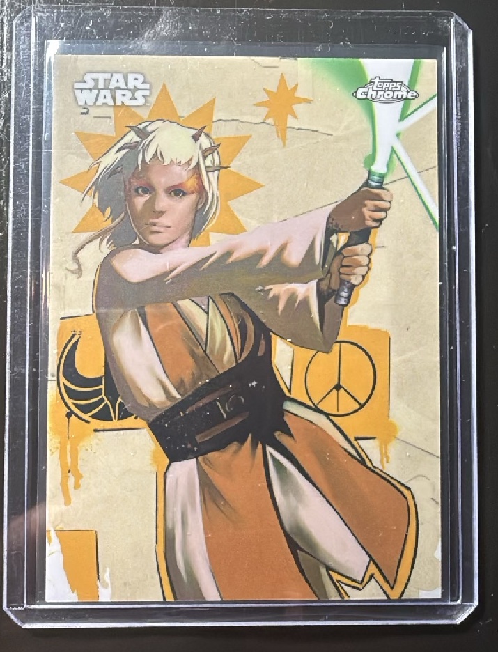 Jecki Lon Base trading card from 2025 Topps 2025 Topps Chrome Star Wars